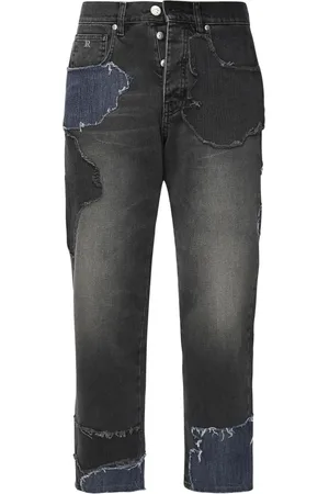 John Richmond Heren, Jeans, Zwart, Maat: W32 Katoen