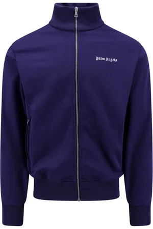 Palm Angels Heren, Sweatshirts & Hoodies, Blauw, Maat: M Jersey