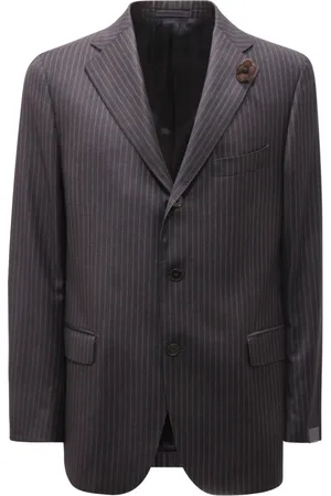 LARDINI Heren, Jassen, Blauw, Maat: XL Wol