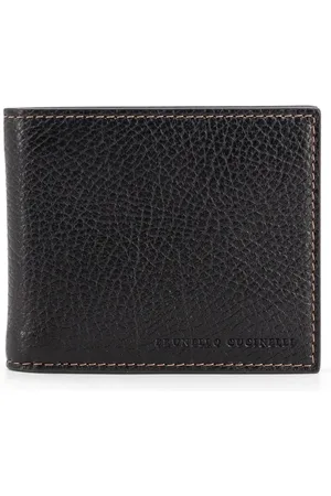 Brunello Cucinelli Heren, Accessoires, Zwart, Maat: ONE Size Leer