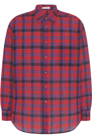 The Row Heren, Overhemden, Rood, Maat: XL Katoen