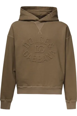 Dolce & Gabbana Heren, Sweatshirts & Hoodies, Bruin, Maat: L Katoen
