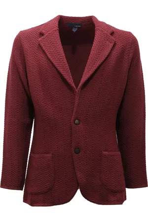 LARDINI Heren, Jassen, Rood, Maat: S Wol