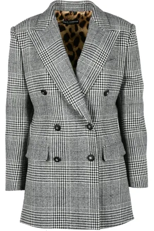 Dolce & Gabbana Dames, Jassen, Zwart, Maat: S Wol