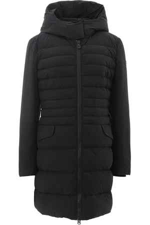 Peuterey Dames, Mantels, Zwart, Maat: 2XL Polyamide