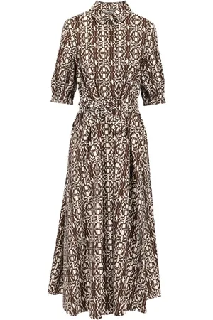 Max Mara Dames, Jurken, Bruin, Maat: S