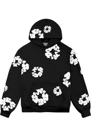 DENIM TEARS Heren, Sweatshirts & Hoodies, Zwart, Maat: L Katoen