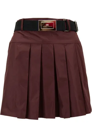 Elisabetta Franchi Dames, Rokken, Rood, Maat: L Poliester