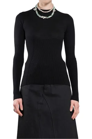 Jil Sander Dames, Truien, Zwart, Maat: 2XS Wol