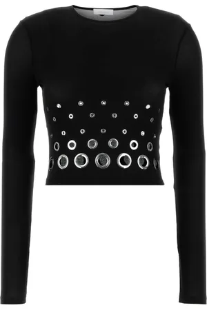 Paco rabanne Dames, Tops, Zwart, Maat: XS
