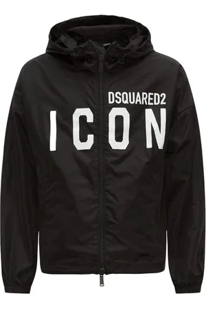 Dsquared2 Heren, Jassen, Zwart, Maat: XL Nylon