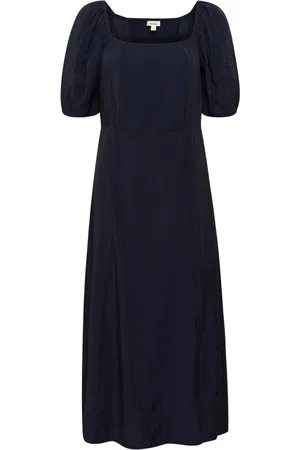 Soaked in Luxury Dames, Jurken, Blauw, Maat: L