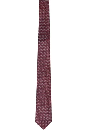 Salvatore Ferragamo Heren, Accessoires, Rood, Maat: ONE Size Zijde