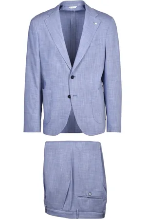 Manuel Ritz Heren, Pakken, Blauw, Maat: XL Viscose