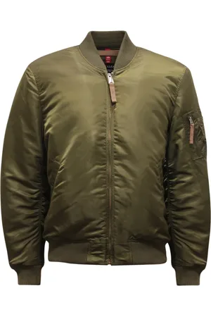 Alpha Industries Heren, Jassen, Groen, Maat: M Poliester
