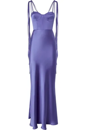 Pinko Dames, Jurken, Blauw, Maat: XS Leer