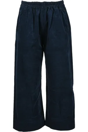 ANOTHER LABEL Dames, Broeken, Blauw, Maat: XL Katoen