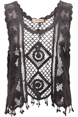 Twin-Set Dames, Tops, Zwart, Maat: M
