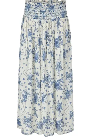 Lollys Laundry Dames, Rokken, Blauw, Maat: M
