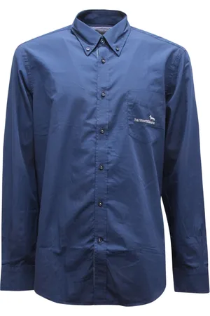 HARMONT&BLAINE Heren, Overhemden, Blauw, Maat: S