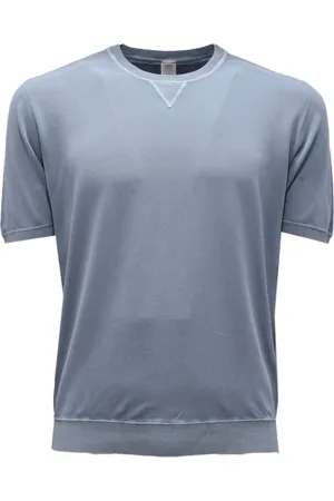 ELEVENTY Heren, Tops, Blauw, Maat: M