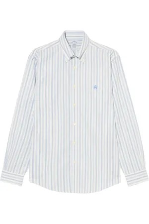 Brooks Brothers Heren, Overhemden, Blauw, Maat: XS Fleece