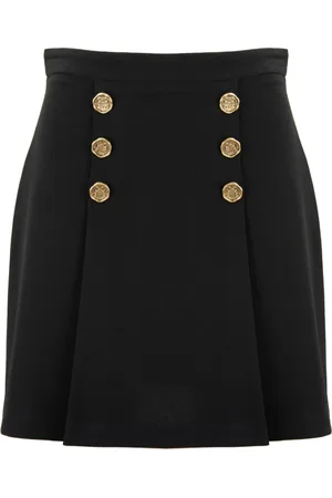Elisabetta Franchi Dames, Rokken, Zwart, Maat: L Poliester