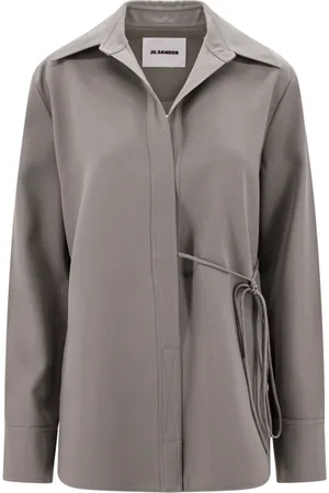 Jil Sander Dames, Blouses & Shirts, Groen, Maat: XS Wol