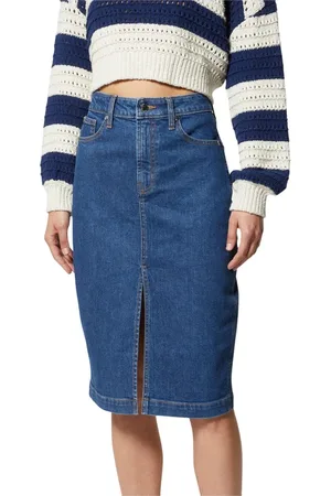 Silvian Heach Dames, Rokken, Blauw, Maat: W26 Denim