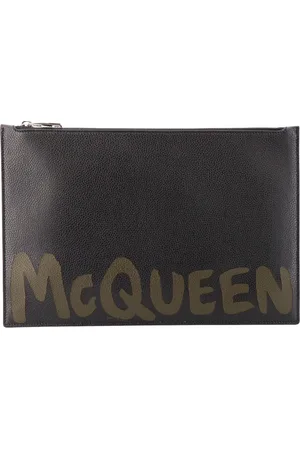 Alexander McQueen Heren, Accessoires, Zwart, Maat: ONE Size Leer
