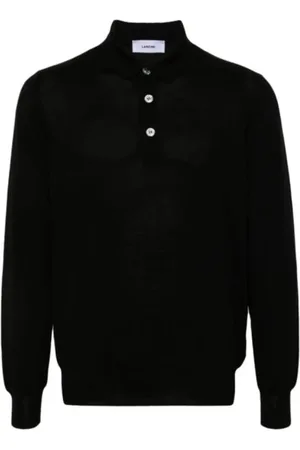 LARDINI Heren, Truien, Zwart, Maat: L Wol