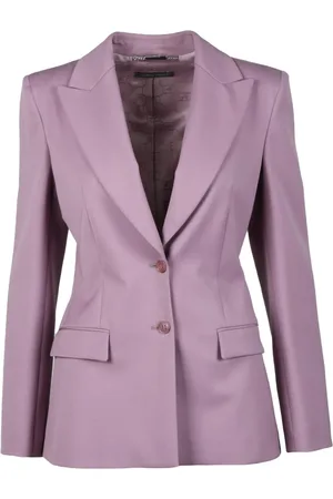 Alberta Ferretti Dames, Jassen, Paars, Maat: XS Wol