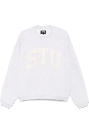 STUSSY Heren, Sweatshirts & Hoodies, Grijs, Maat: M