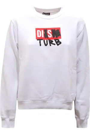 Diesel Dames, Sweatshirts & Hoodies, Wit, Maat: M
