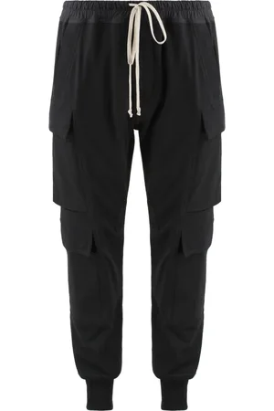 Rick Owens Heren, Broeken, Zwart, Maat: XL Katoen