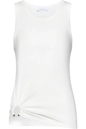 Paco rabanne Dames, Tops, Wit, Maat: S Katoen