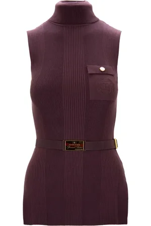 Elisabetta Franchi Dames, Truien, Rood, Maat: S Zijde