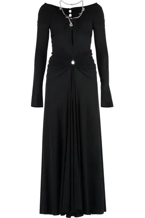Paco rabanne Dames, Jurken, Zwart, Maat: S Jersey