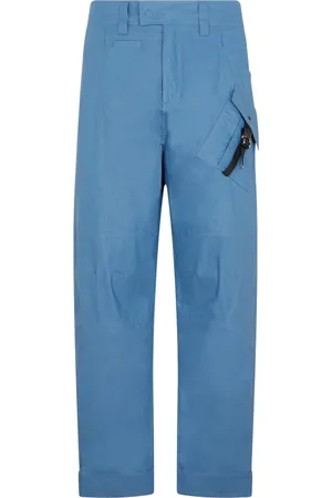 Dior Heren, Broeken, Blauw, Maat: L Katoen