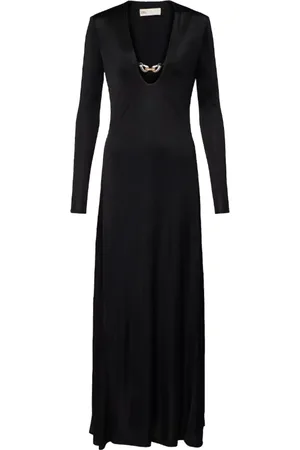 Tory Burch Dames, Jurken, Zwart, Maat: S Zijde