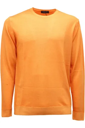 Daniele Fiesoli Heren, Truien, Oranje, Maat: S Wol