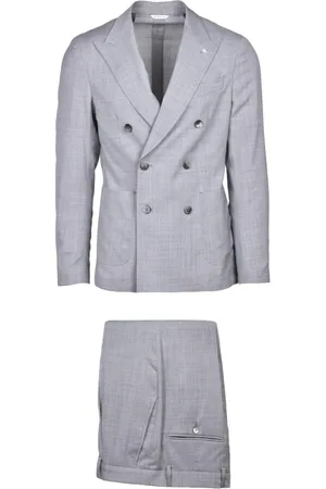 Manuel Ritz Heren, Pakken, Grijs, Maat: 2XL Wol
