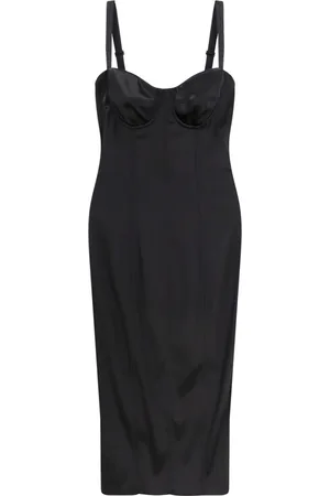 Dolce & Gabbana Dames, Jurken, Zwart, Maat: M Zijde