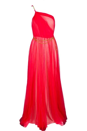 Elisabetta Franchi Dames, Jurken, Rood, Maat: L Polyamide