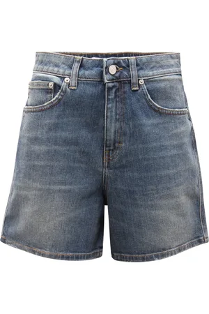 DEPARTMENT FIVE Dames, Korte broeken, Blauw, Maat: W27 Wol
