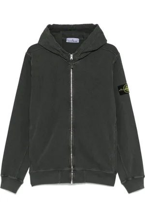 Stone Island Heren, Sweatshirts & Hoodies, Grijs, Maat: L Katoen