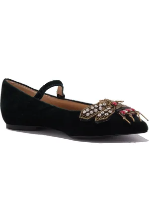 VICOLO Dames, Schoenen, Groen, Maat: 36 EU Velours