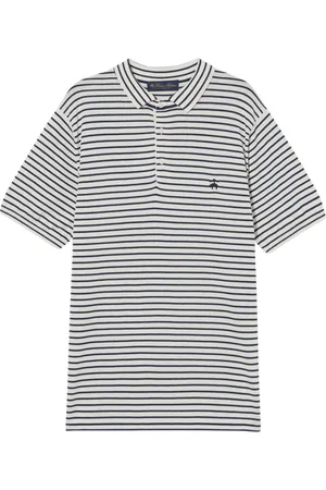 Brooks Brothers Heren, Tops, Wit, Maat: 2XL Katoen