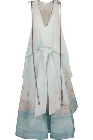 ZIMMERMANN Dames, Jurken, Blauw, Maat: XS