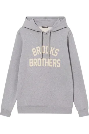 Brooks Brothers Heren, Sweatshirts & Hoodies, Grijs, Maat: S Katoen